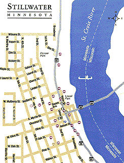 Stillwater street map